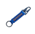 Llavero básico con mosquetón España Azul