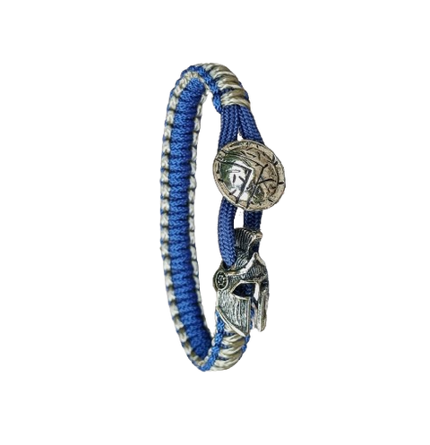 Pulsera ESPARTANO paracord azul Temístocles