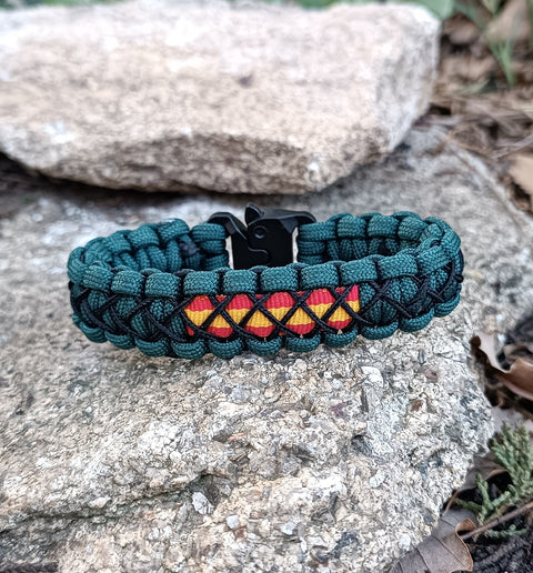 Pulsera Cobra TRENZADA Guardia Civil