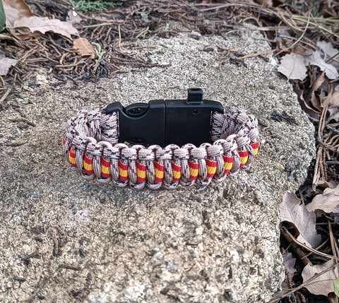 Pulsera Supervivencia España 5 en 1 Árido